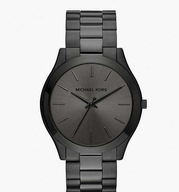 Michael Kors Other - I Michael Kors MK8507 Oversized Slim Runway Black-Tone Stainless Steel Watch